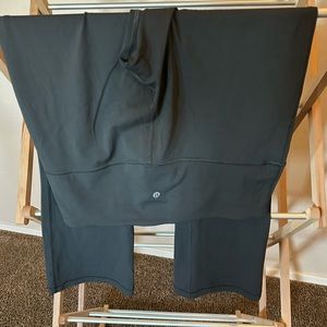 Lululemon grey flare leggings